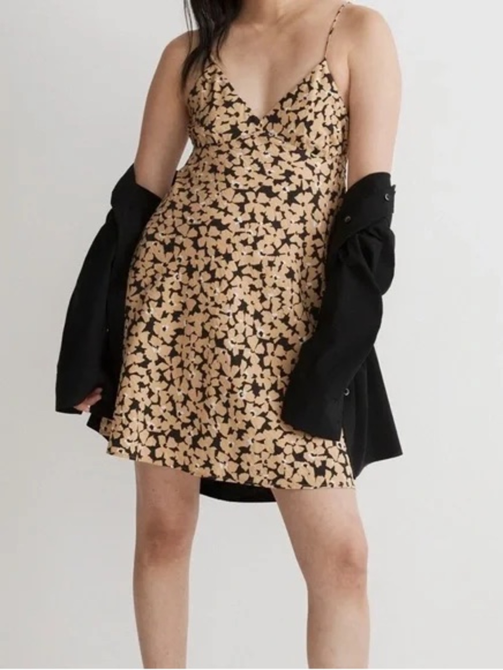 Madewell Layton Mini Slip Dress | Desert Dune | Size 2